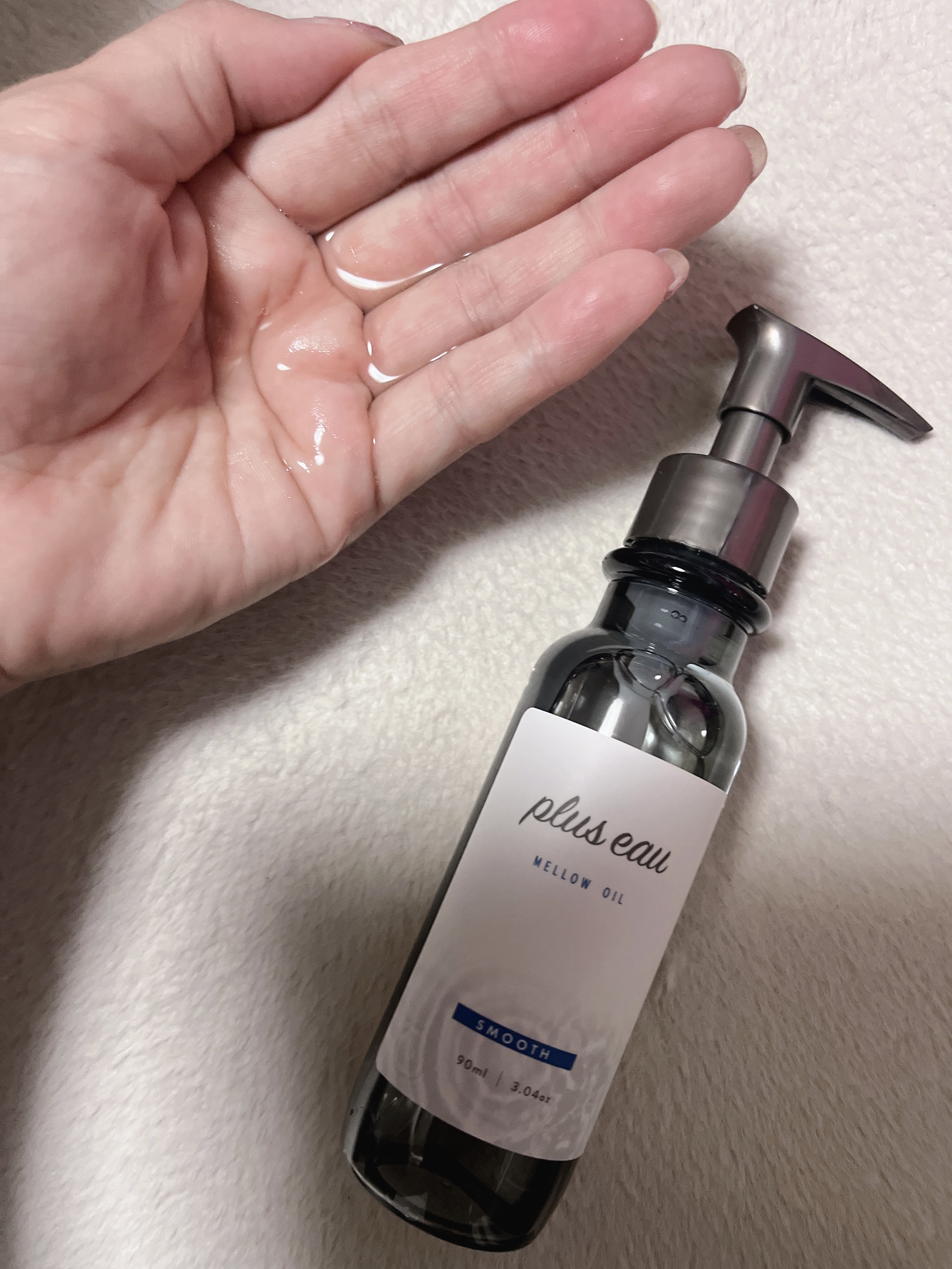 メロウオイル/plus eau/アウトバストリートメントを使ったクチコミ（2枚目）