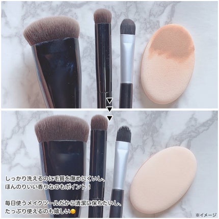 THE TOOL LAB ブラシ&パフクレンザー/THE TOOL LAB/その他化粧小物を使ったクチコミ(5枚目)