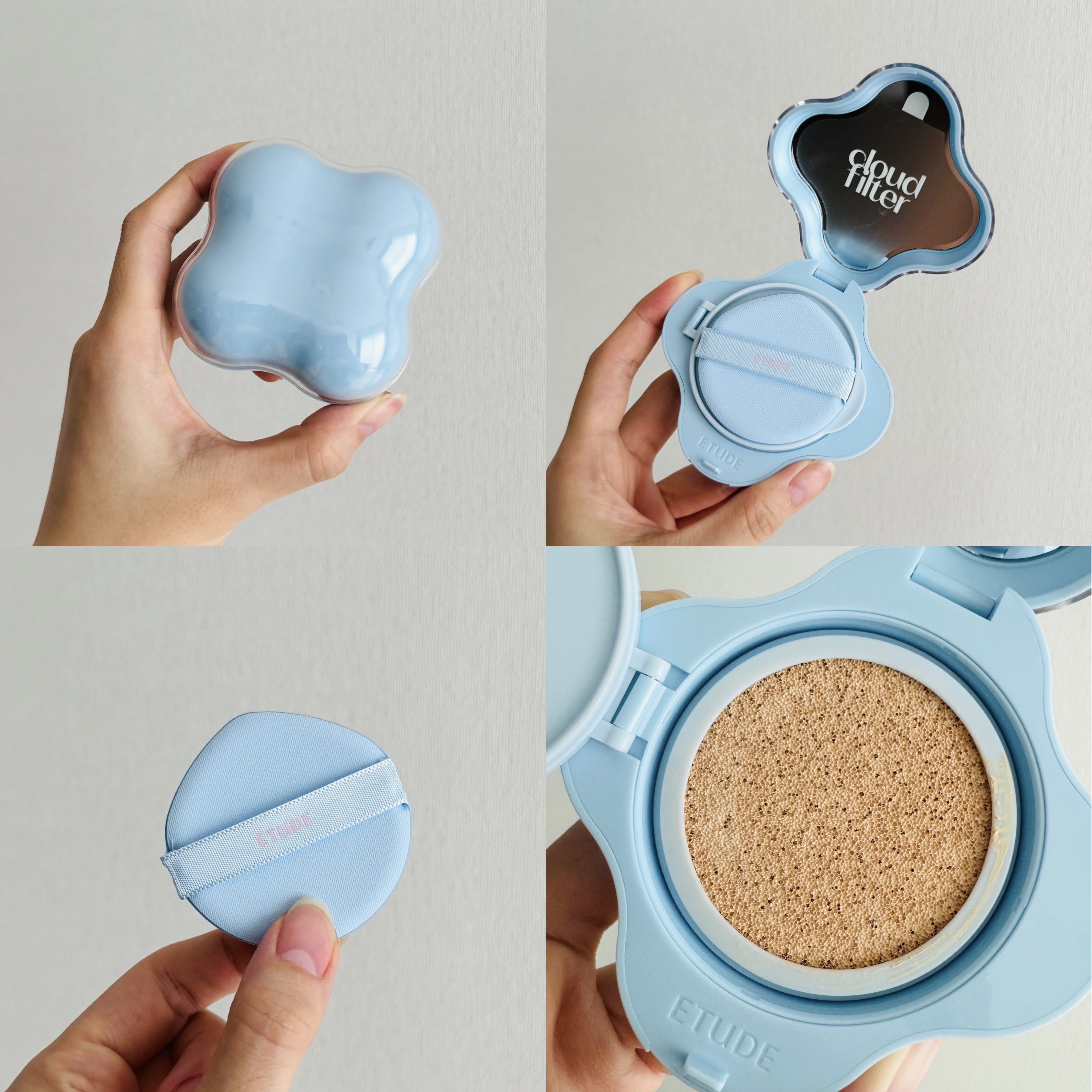 クラウドフィルタークッション/ETUDE/クッションファンデーションを使ったクチコミ（2枚目）