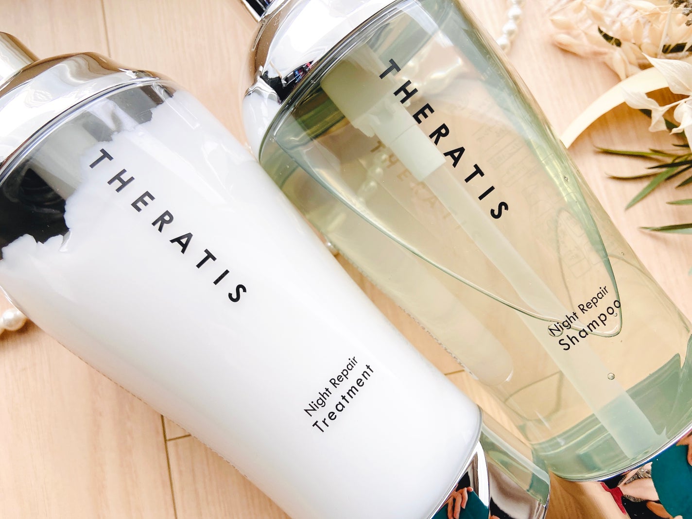 ナイトリペア シャンプー/ヘアトリートメント/THERATIS/シャンプー・コンディショナーを使ったクチコミ(4枚目)