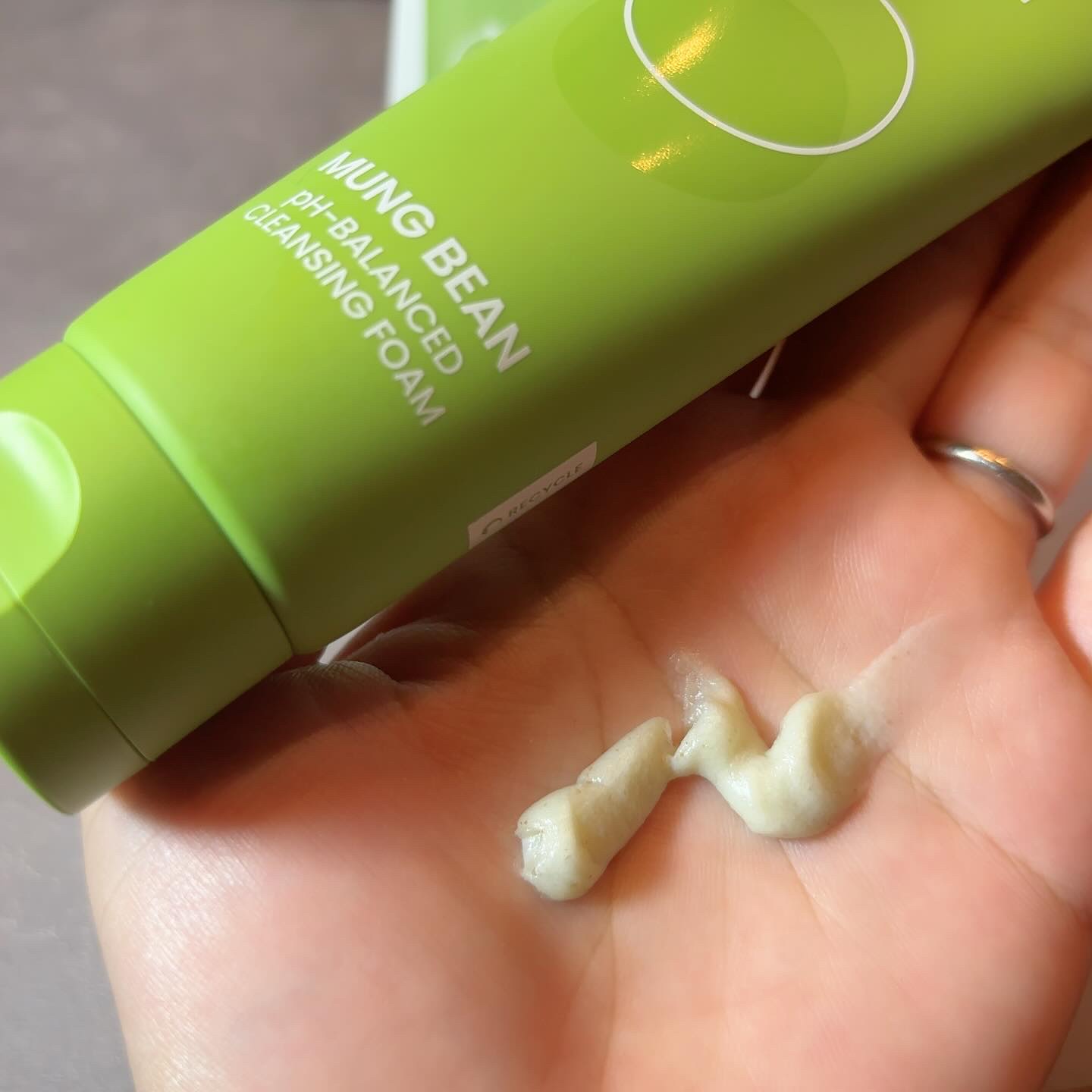 緑豆弱酸性洗顔フォーム/beplain/洗顔フォームを使ったクチコミ（3枚目）