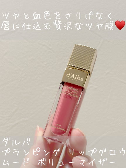 プランピングリップグロウムードボリューマイザー/ダルバ/リップグロスを使ったクチコミ(1枚目)