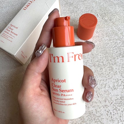 アプリコットクリアサンセラム/I'm from/日焼け止めローションを使ったクチコミ(3枚目)