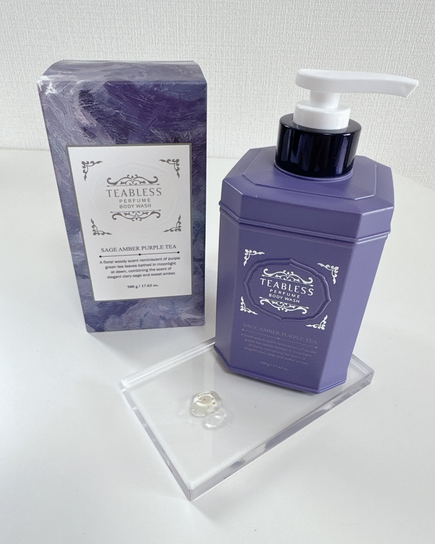 パフュームボディウォッシュ セージアンバーパープルティー/TEABLESS/ボディソープを使ったクチコミ(3枚目)