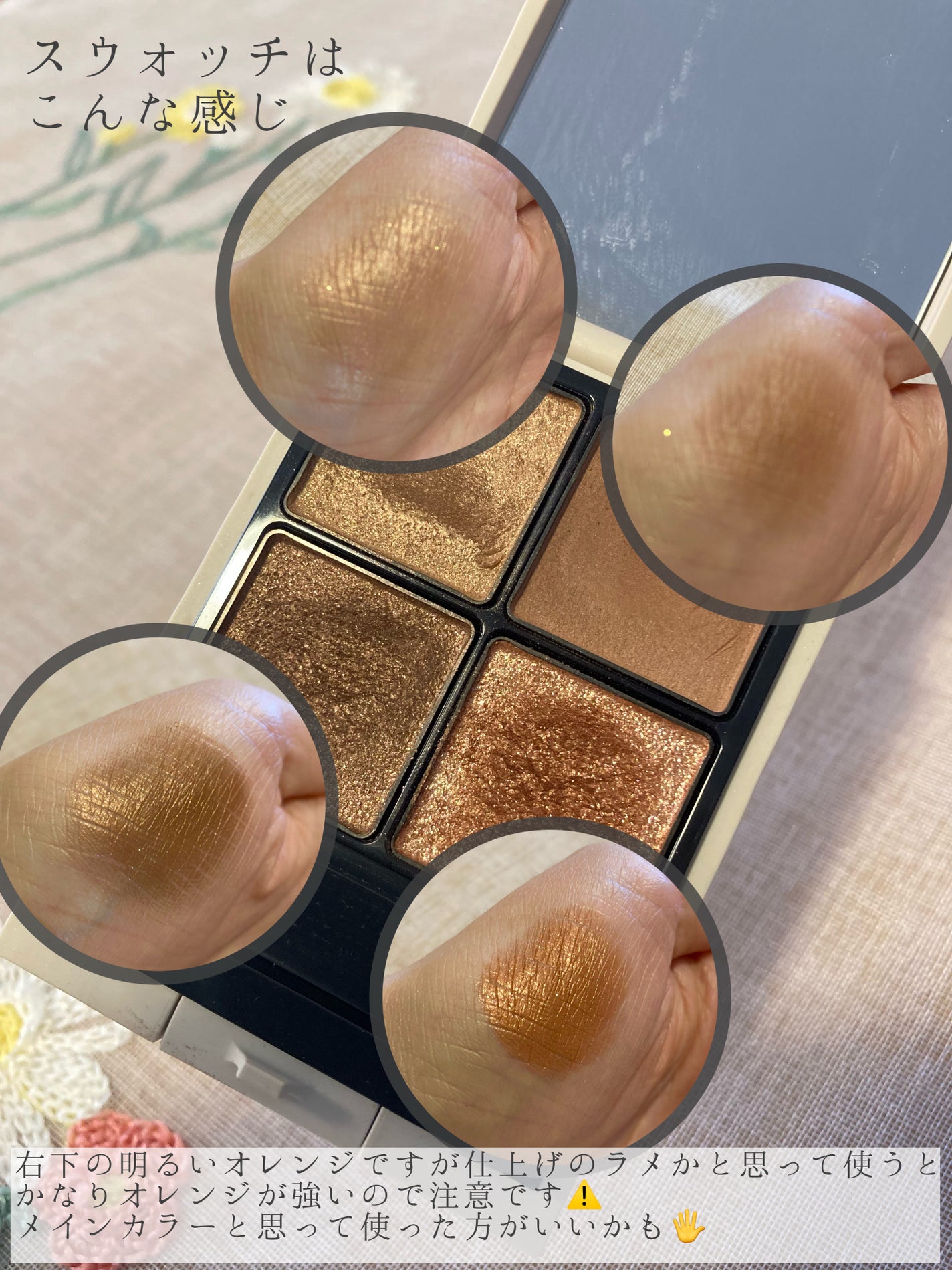 RMK シンクロマティック アイシャドウパレット/RMK/アイシャドウパレットを使ったクチコミ(3枚目)