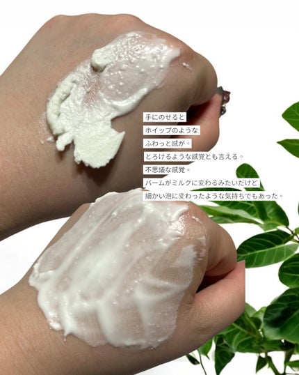 緑豆毛穴クレンジングミルクバーム/beplain/クレンジングバームを使ったクチコミ(4枚目)