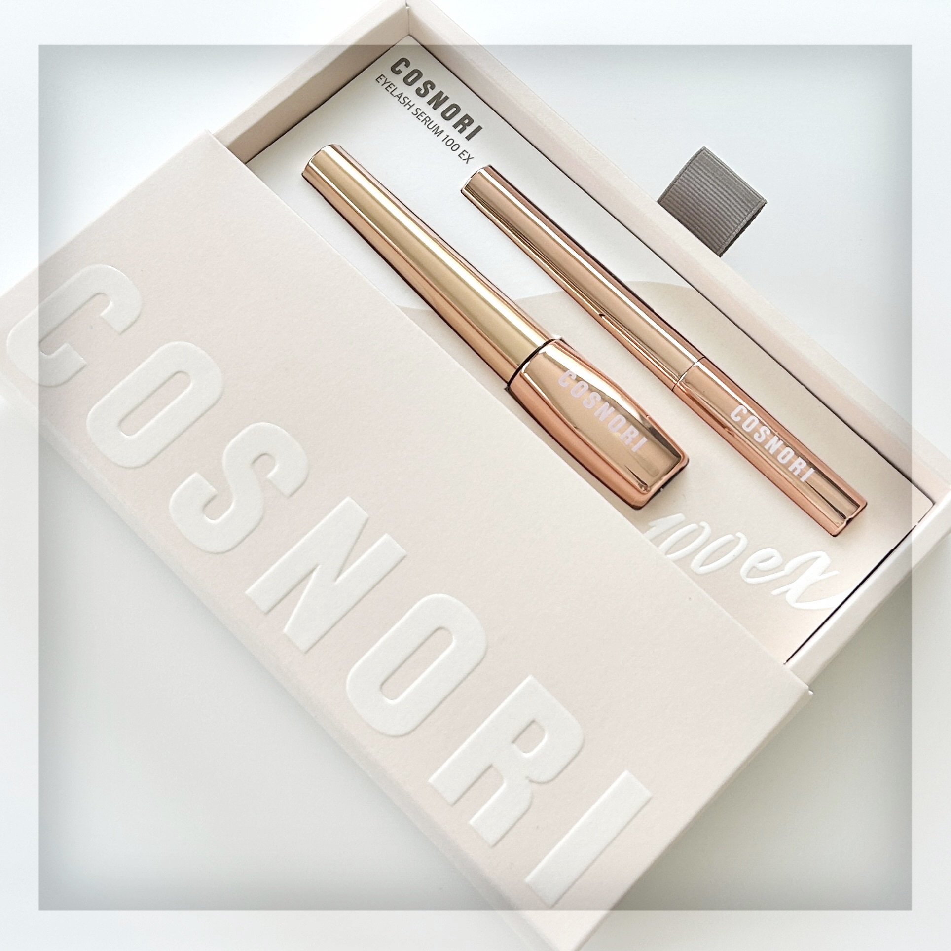 アイラッシュセラム100EX/COSNORI/まつげ美容液を使ったクチコミ（1枚目）