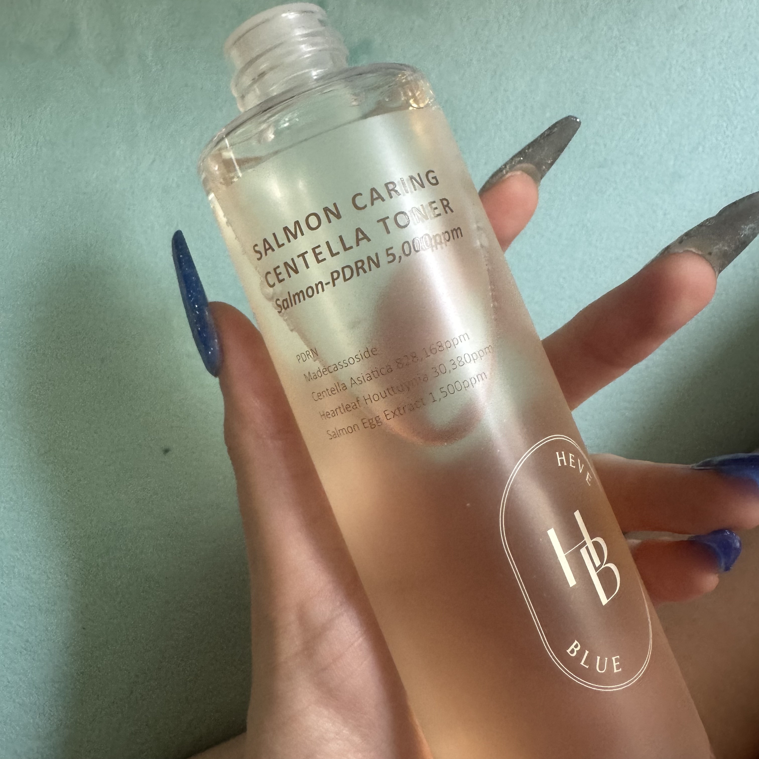 サーモンケアリングセンテラトナー/Heve Blue/化粧水を使ったクチコミ（2枚目）