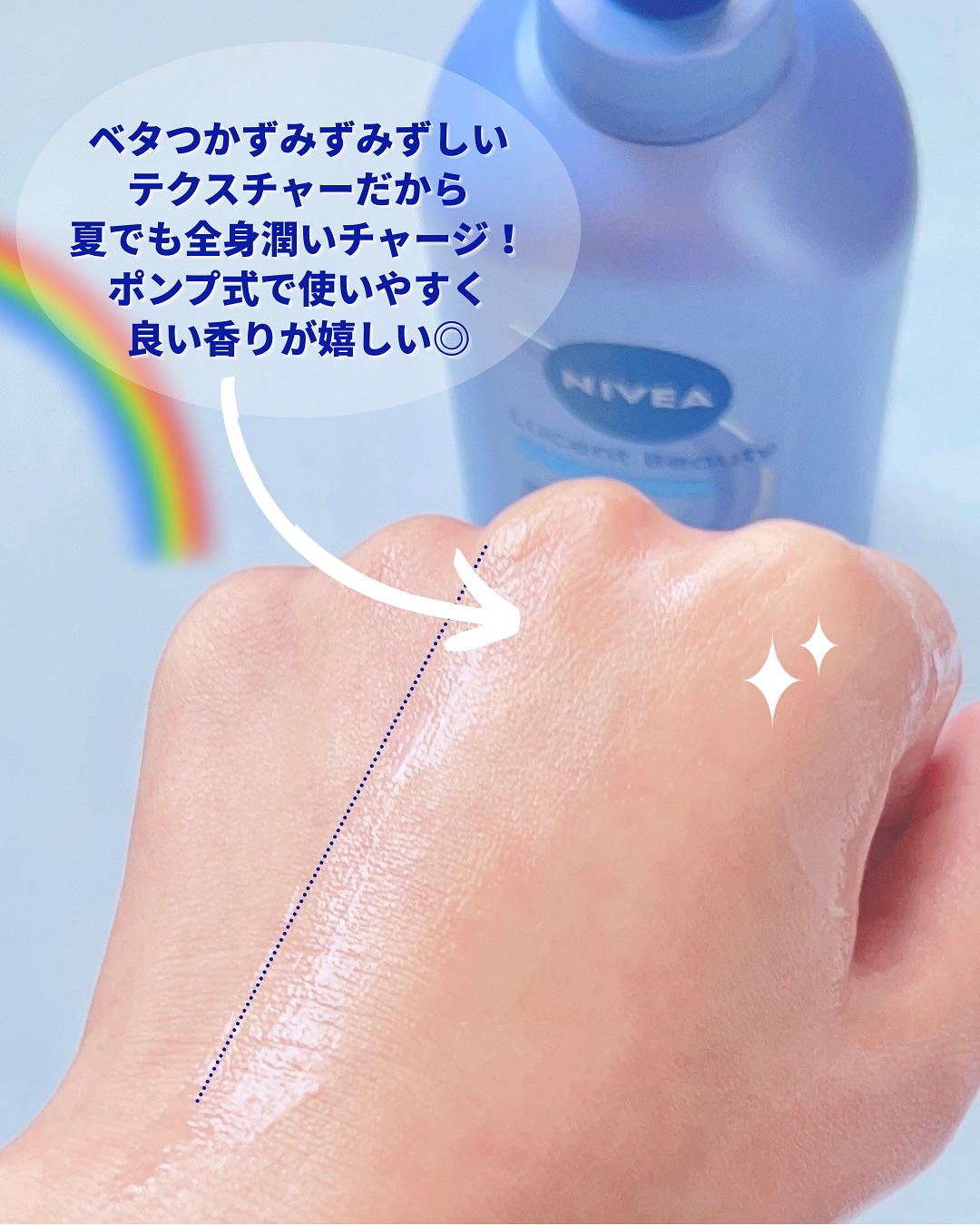 【医薬部外品】ニベア ルーセントビューティ シルクブライトニング ブライトニング美容液ボディミルク/ニベア/ボディミルクを使ったクチコミ（3枚目）