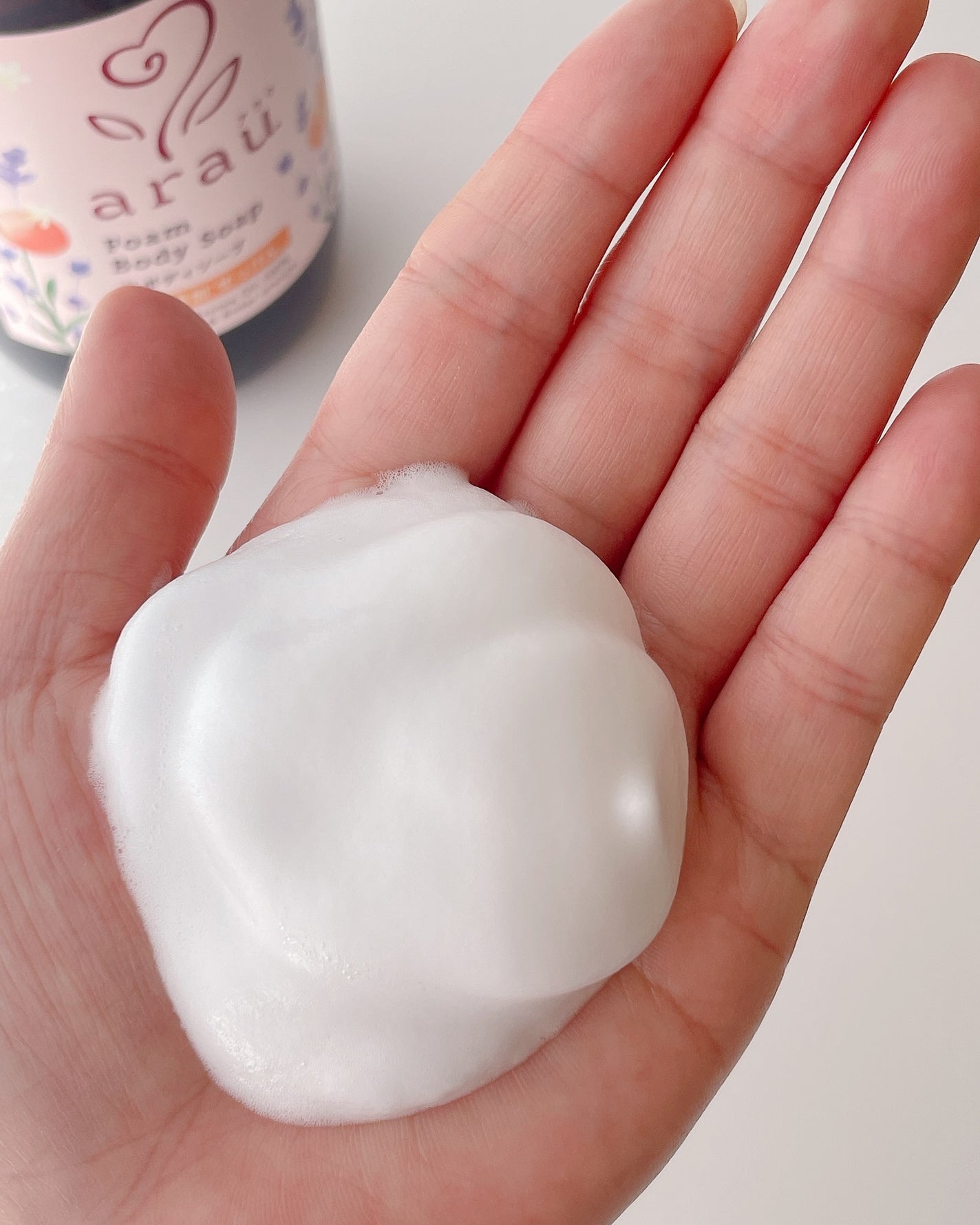 泡ボディソープ/arau.(アラウ)/ボディソープを使ったクチコミ(3枚目)
