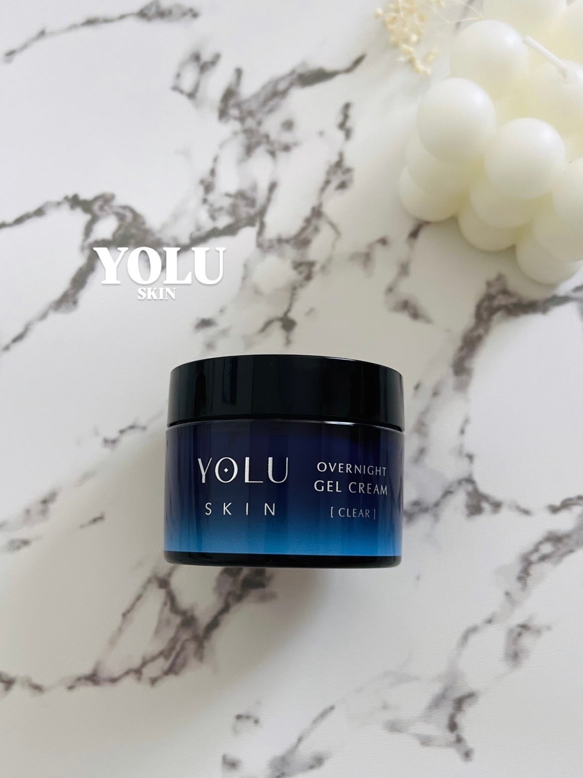 ヨル スキン オーバーナイトジェルクリーム クリア/YOLU/フェイスクリームを使ったクチコミ(1枚目)