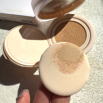 インクラスティングクッションファンデーション/THE FACE SHOP/クッションファンデーションを使ったクチコミ(5枚目)