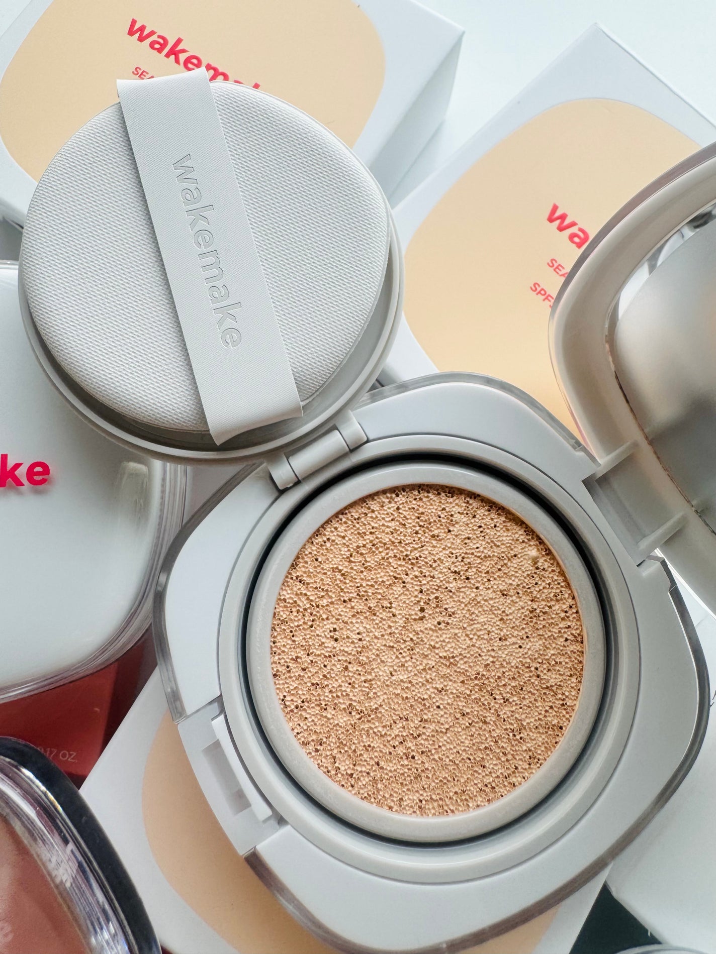 シームレスウェアクッション/wakemake/クッションファンデーションを使ったクチコミ(7枚目)