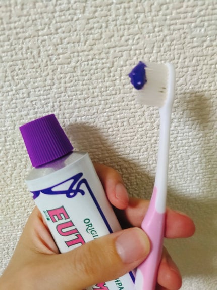 ホワイトニングパープルコレクター歯磨き粉/EUTHYMOL/その他を使ったクチコミ(2枚目)