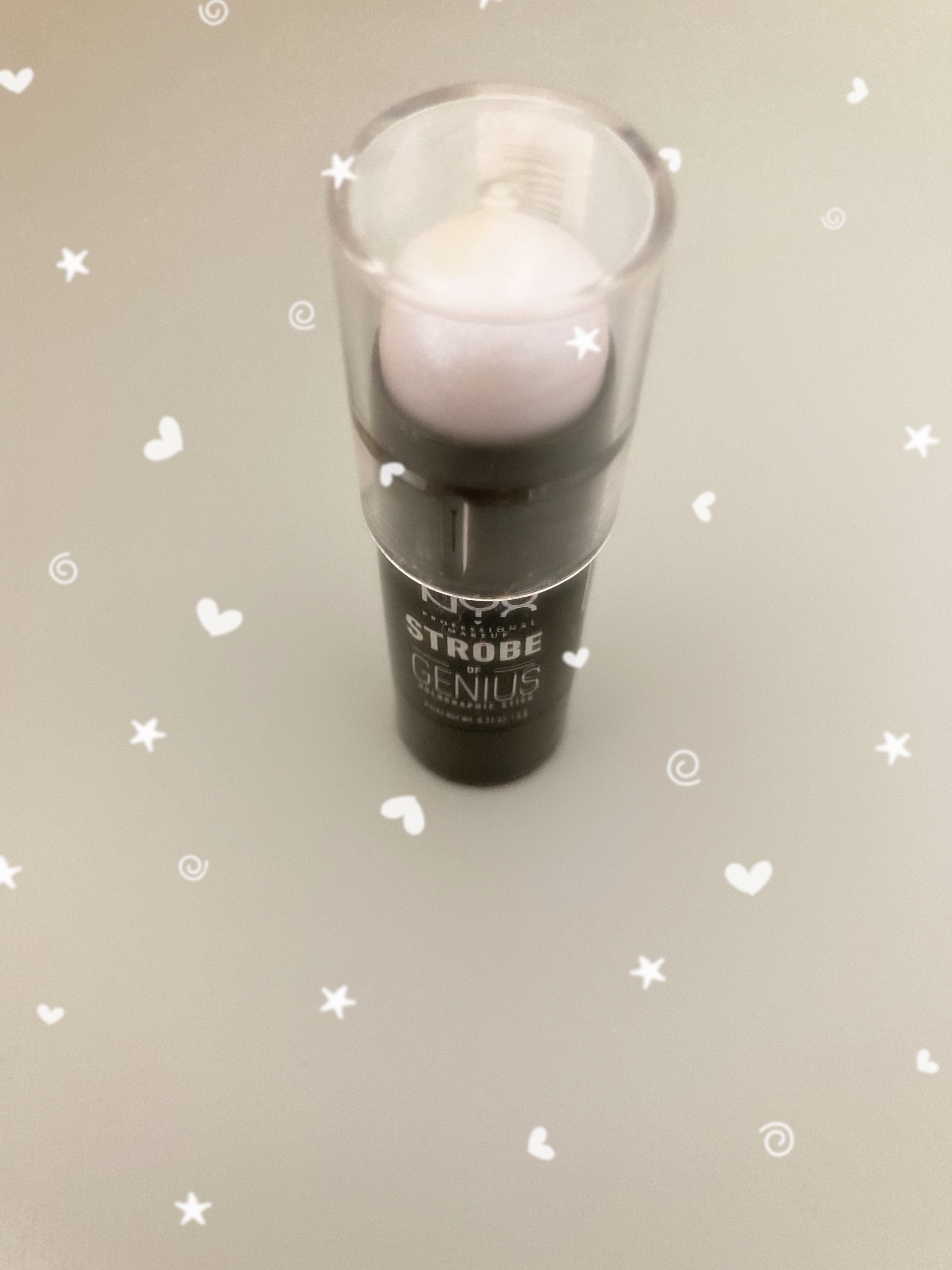 ストロボオブジーニアス ホロ スティック/NYX Professional Makeup/ジェル・クリームチークを使ったクチコミ（1枚目）