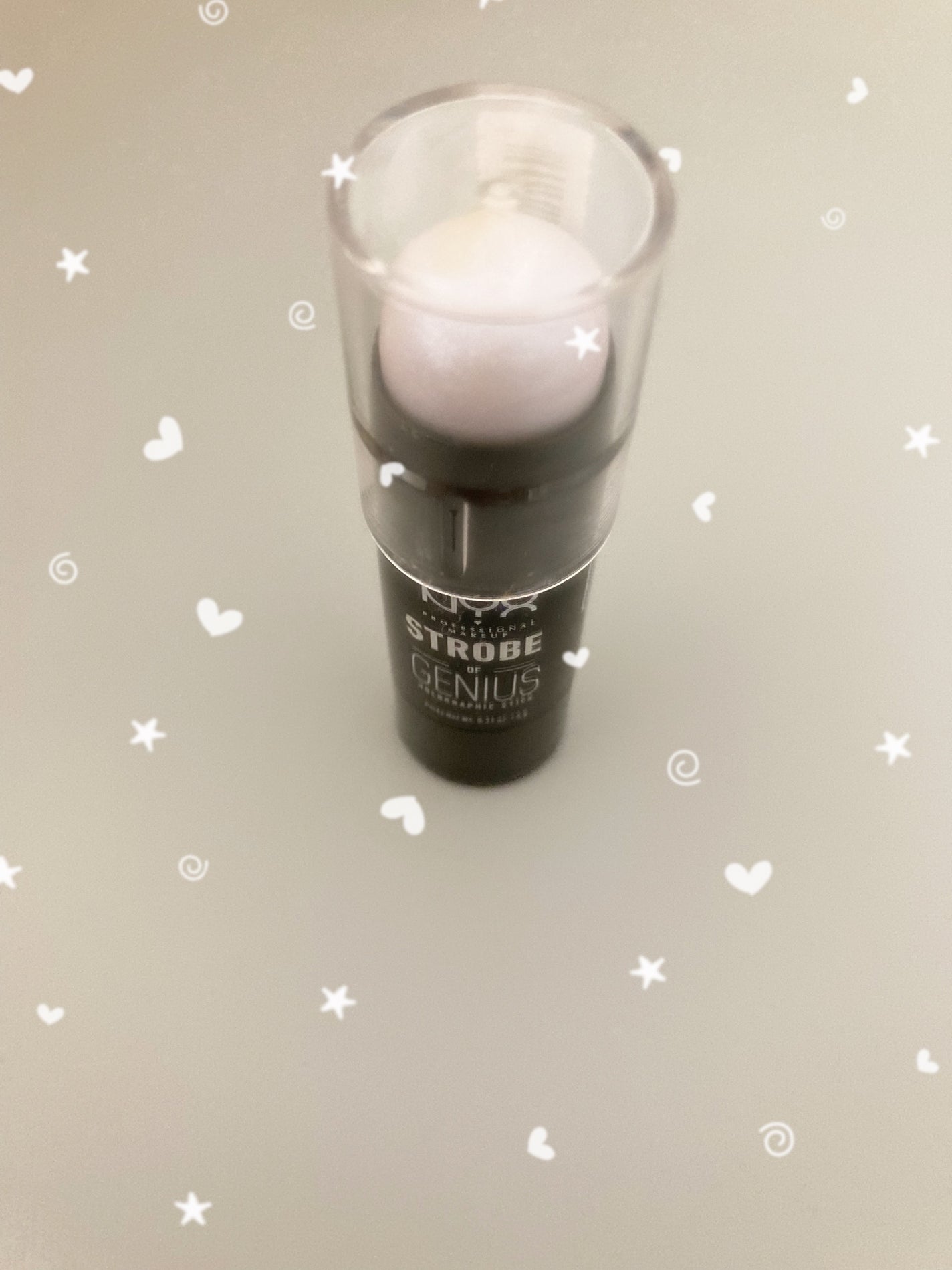 ストロボオブジーニアス ホロ スティック/NYX Professional Makeup/ジェル・クリームチークを使ったクチコミ(1枚目)