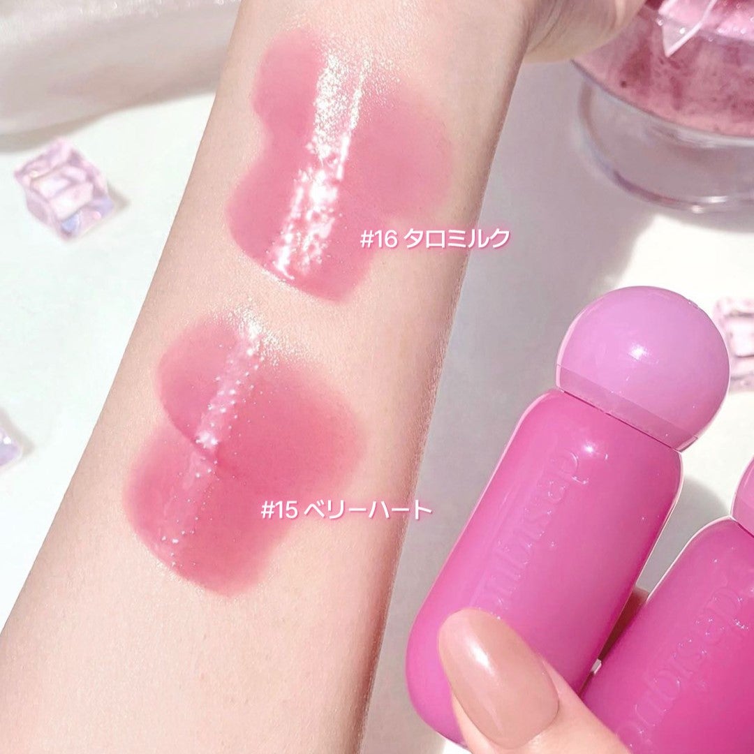 ジューシーデューイグロウティント/dasique/リップティントを使ったクチコミ(3枚目)