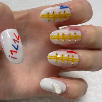 ジェルネイル(ライト対応)/セリア/ジェルネイルを使ったクチコミ(2枚目)