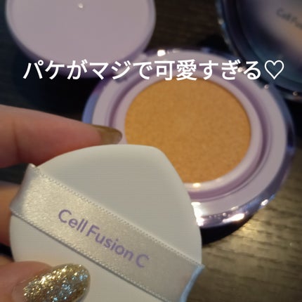 グラススキンクッション/Cell Fusion C(セルフュージョンシー)/クッションファンデーションを使ったクチコミ(2枚目)