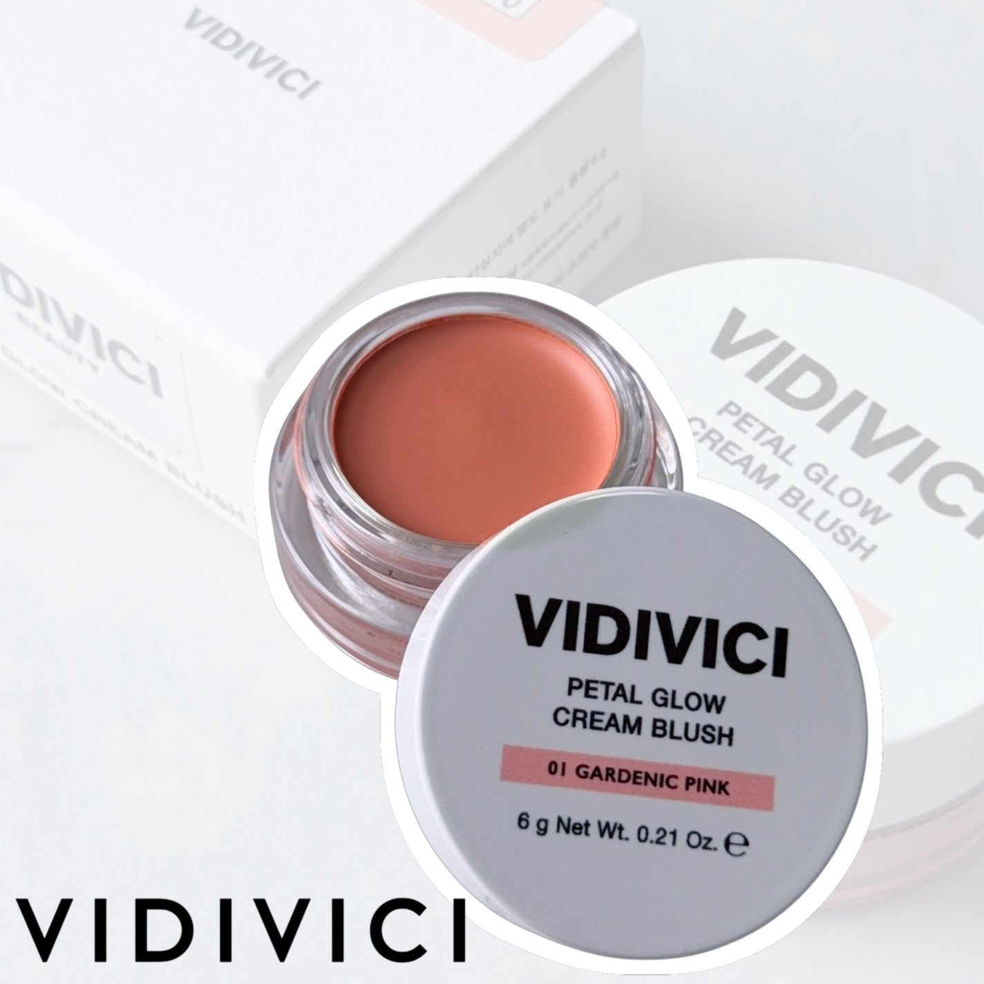 ペタルグロウクリームチーク/VIDIVICI/ジェル・クリームチークを使ったクチコミ(1枚目)