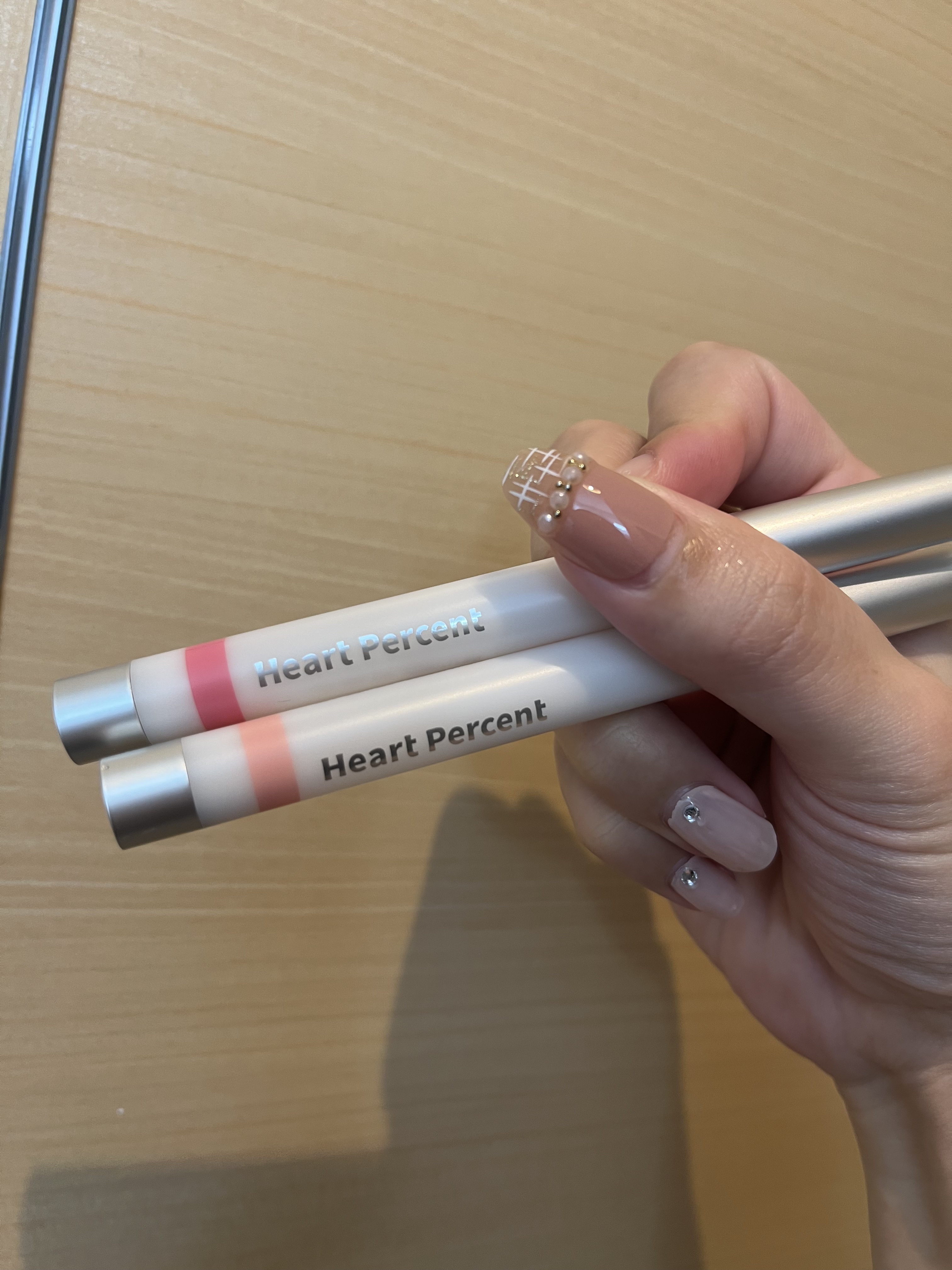 ライン プルーフ リップペンシル 02 ピンクムース /Heart Percent/リップライナーを使ったクチコミ（3枚目）