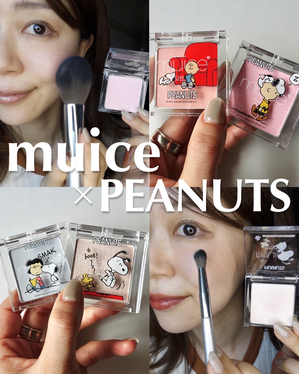 ぽわんチーク/muice/パウダーチークを使ったクチコミ（1枚目）