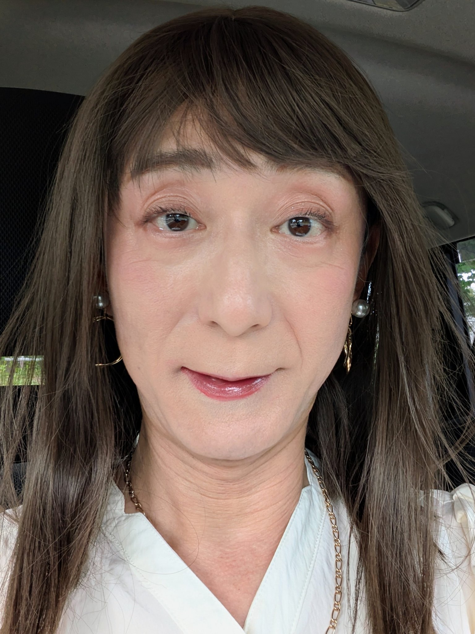 ラスティンググロスリップ RD1 レッド系/CEZANNE/口紅を使ったクチコミ（1枚目）