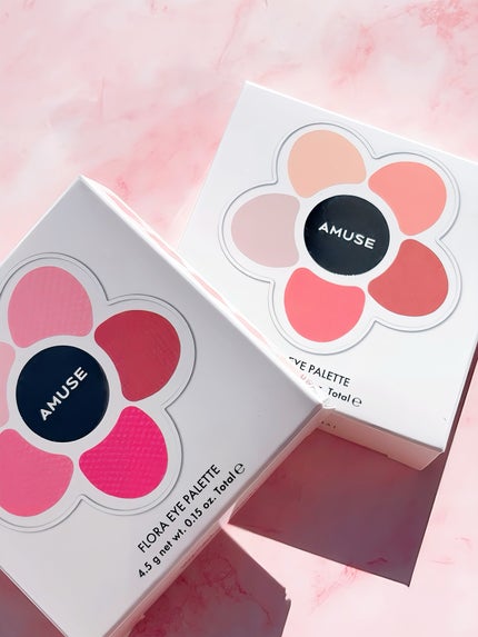 フローラアイパレット/AMUSE/アイシャドウを使ったクチコミ(4枚目)