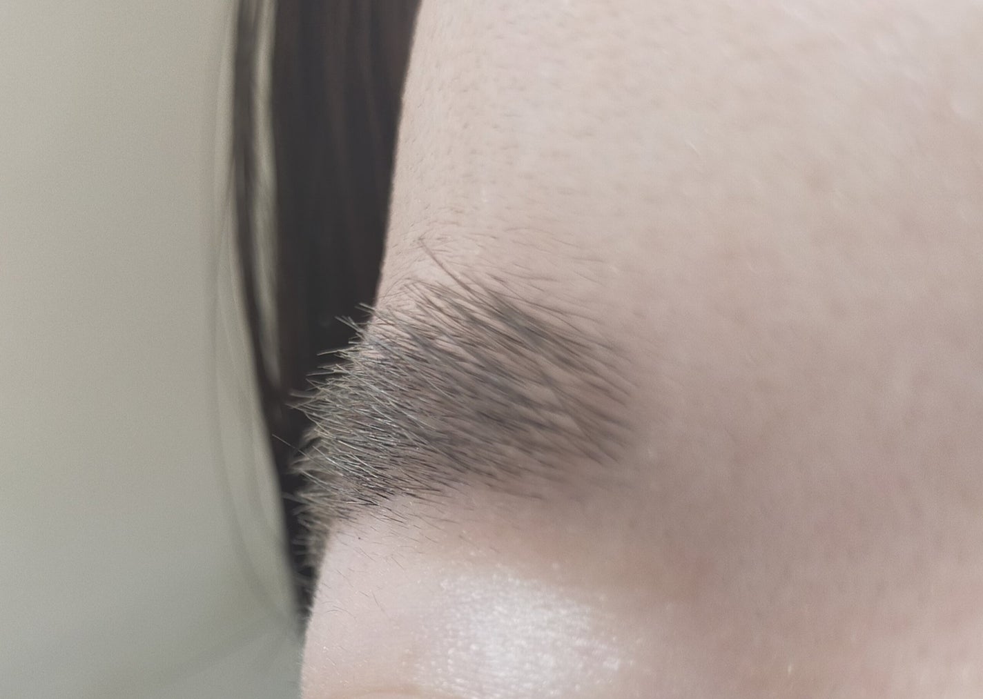 ネイク ブロウカラー コンシーラー/nake/眉マスカラを使ったクチコミ(4枚目)