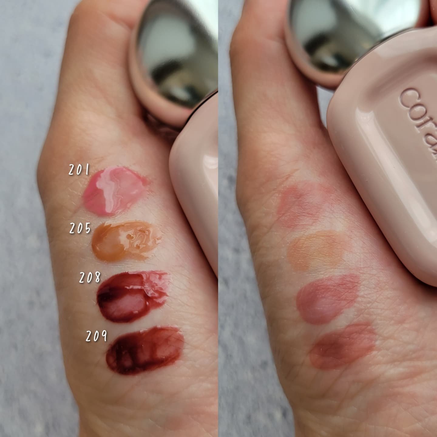 デュー ドロップ ティント/Coralhaze/リップティントを使ったクチコミ（3枚目）