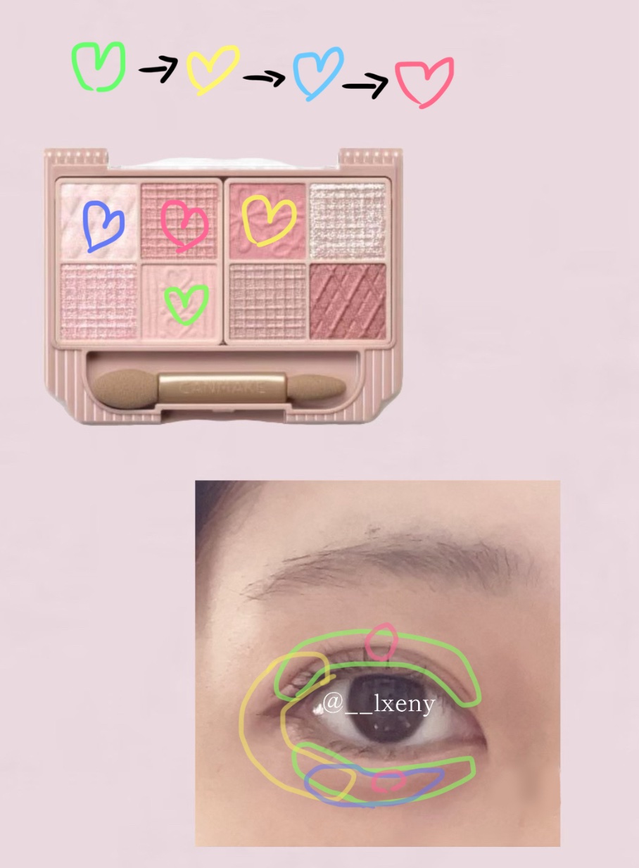 プティパレットアイズ/キャンメイク/パウダーアイシャドウを使ったクチコミ（2枚目）