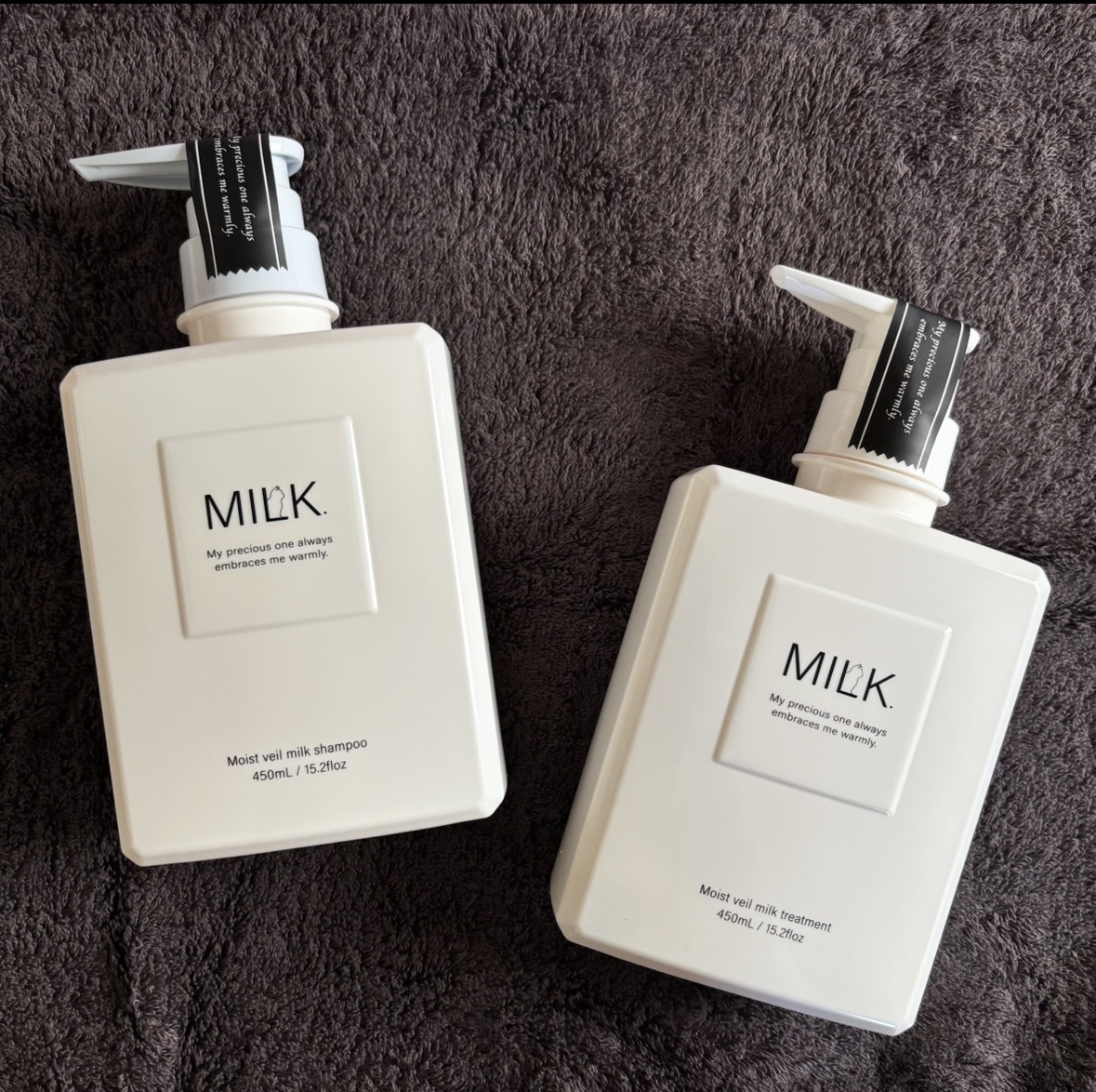 モイストヴェール シャンプー/トリートメント＜無香料＞ シャンプー450mL/MILK./市販シャンプーを使ったクチコミ（1枚目）