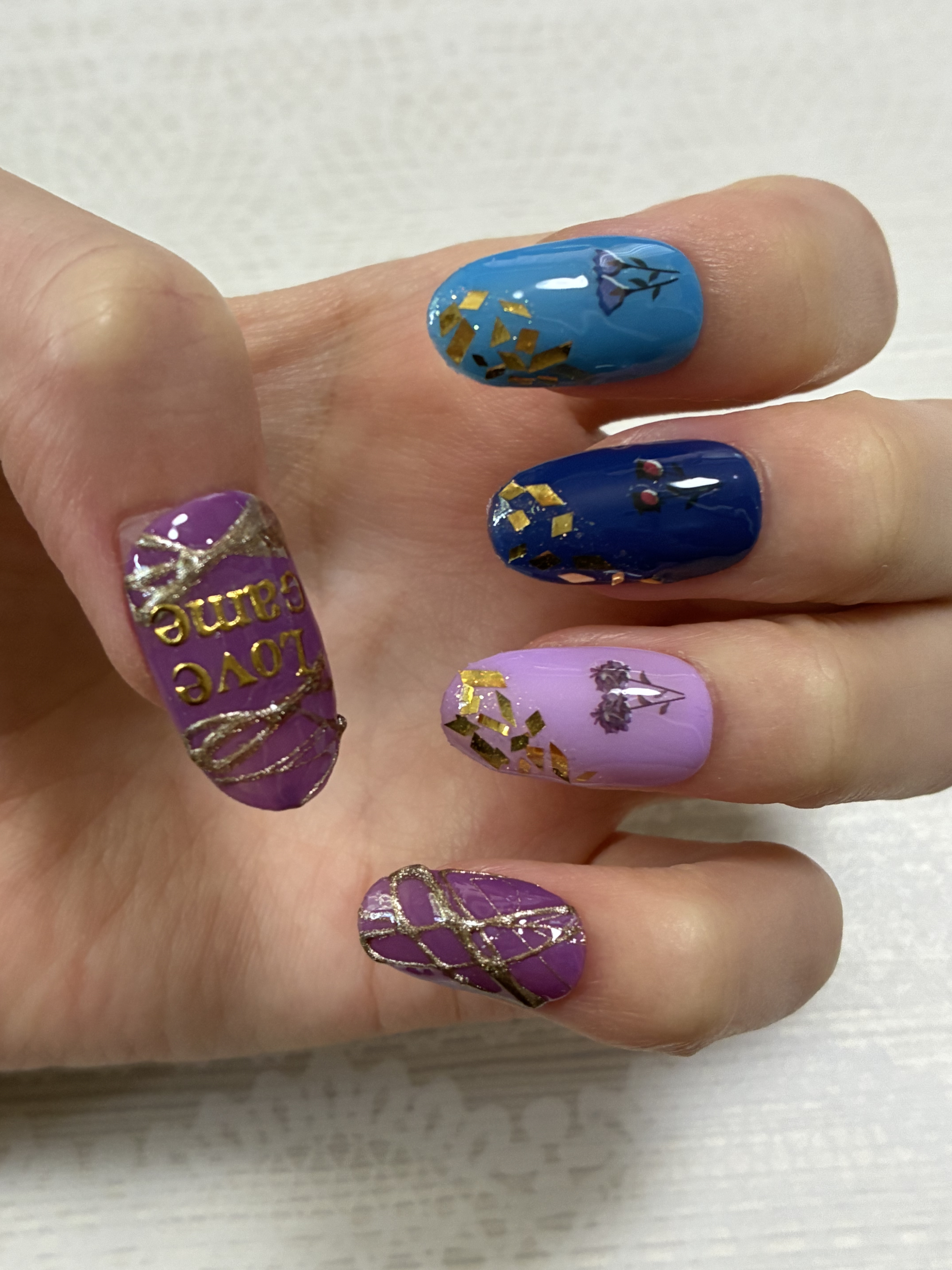 ジェルネイル（ライト対応）/セリア/ジェルネイルを使ったクチコミ（2枚目）