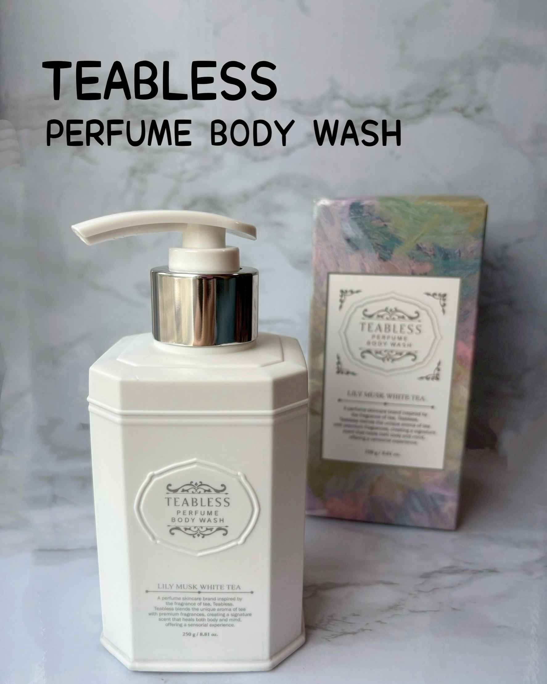 パフュームボディウォッシュ リリームスクホワイトティー/TEABLESS/ボディソープを使ったクチコミ（1枚目）