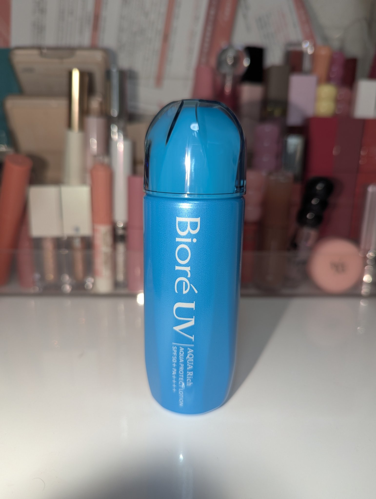 ビオレUV アクアリッチ アクアプロテクトローション(水層パック)/ビオレ/日焼け止めローションを使ったクチコミ（3枚目）