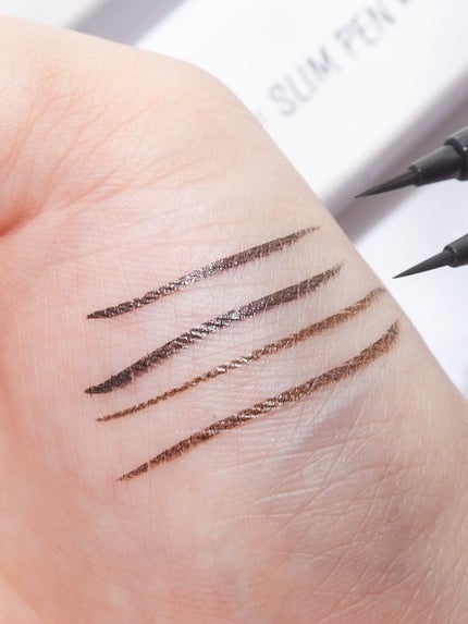 ザファーストスリムペンアイライナー/MERZY/リキッドアイライナーを使ったクチコミ(4枚目)