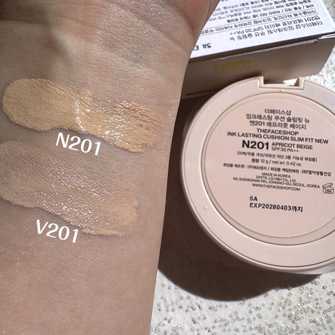 インクラスティングクッションファンデーション/THE FACE SHOP/クッションファンデーションを使ったクチコミ(3枚目)