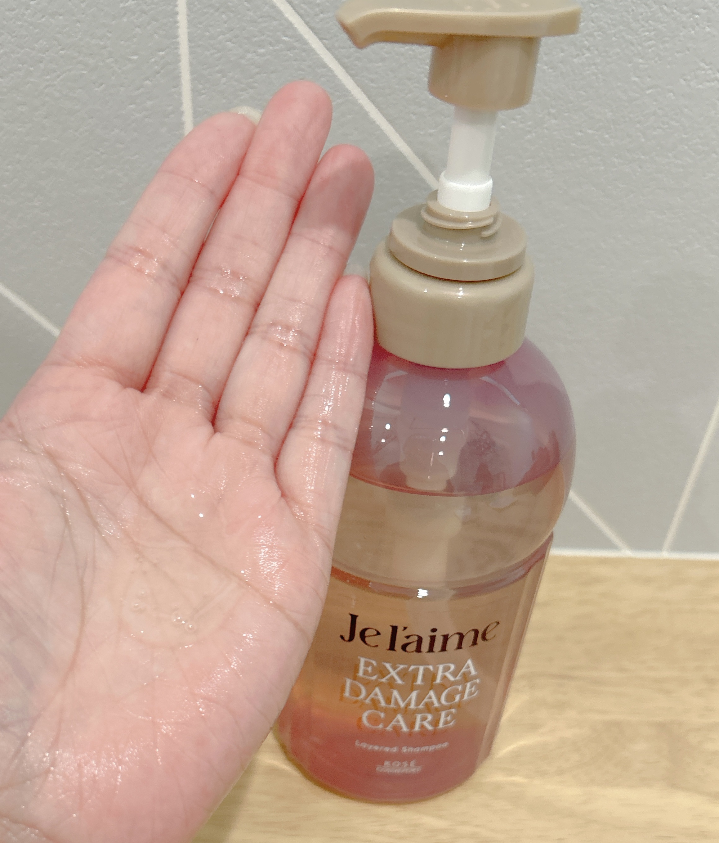 ジュレーム レイヤード シャンプー/ヘアトリートメント （エクストラダメージケア）/Je l'aime/市販シャンプーを使ったクチコミ（2枚目）