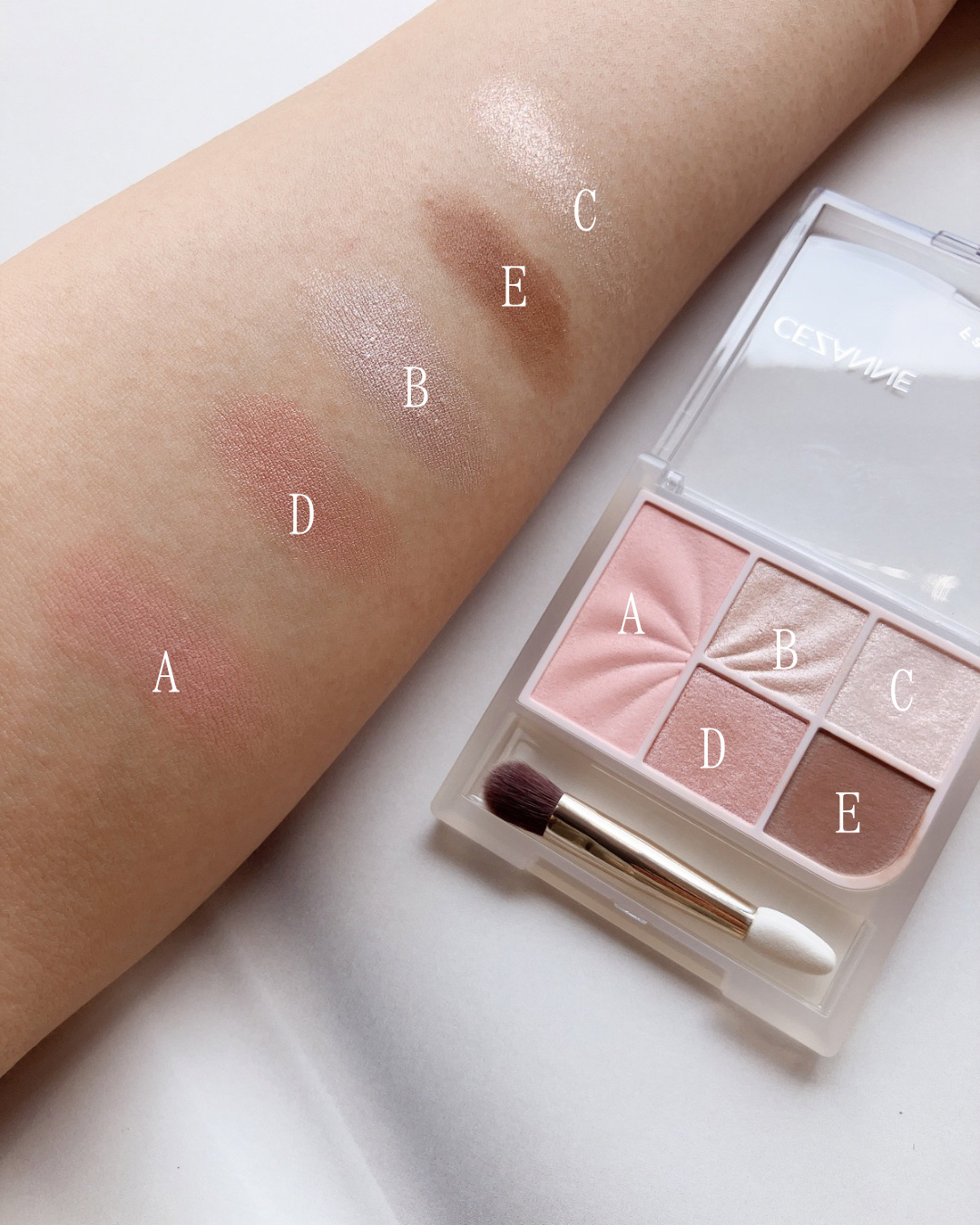 フェイスアイパレット/CEZANNE/アイシャドウを使ったクチコミ（3枚目）