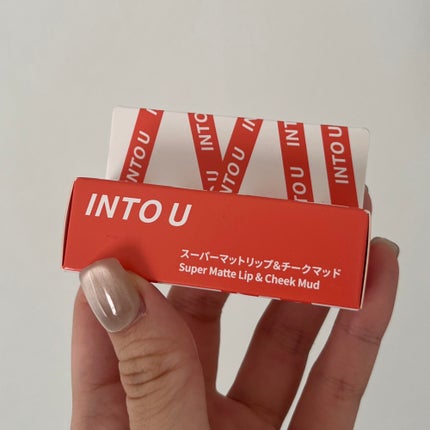 スーパーマットリップ&チークマッド EM17 花嫁 アプリコット/INTO U/口紅の画像