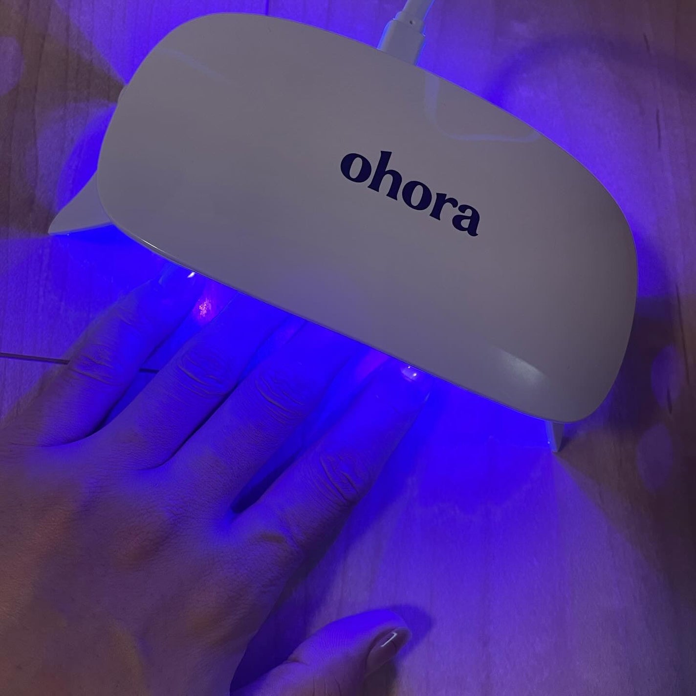 セミキュアジェルネイル(ハンド)/ohora/ネイルシールを使ったクチコミ(5枚目)