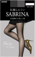 SABRINA サブリナ 黒ストッキング 足首着圧 13hpa