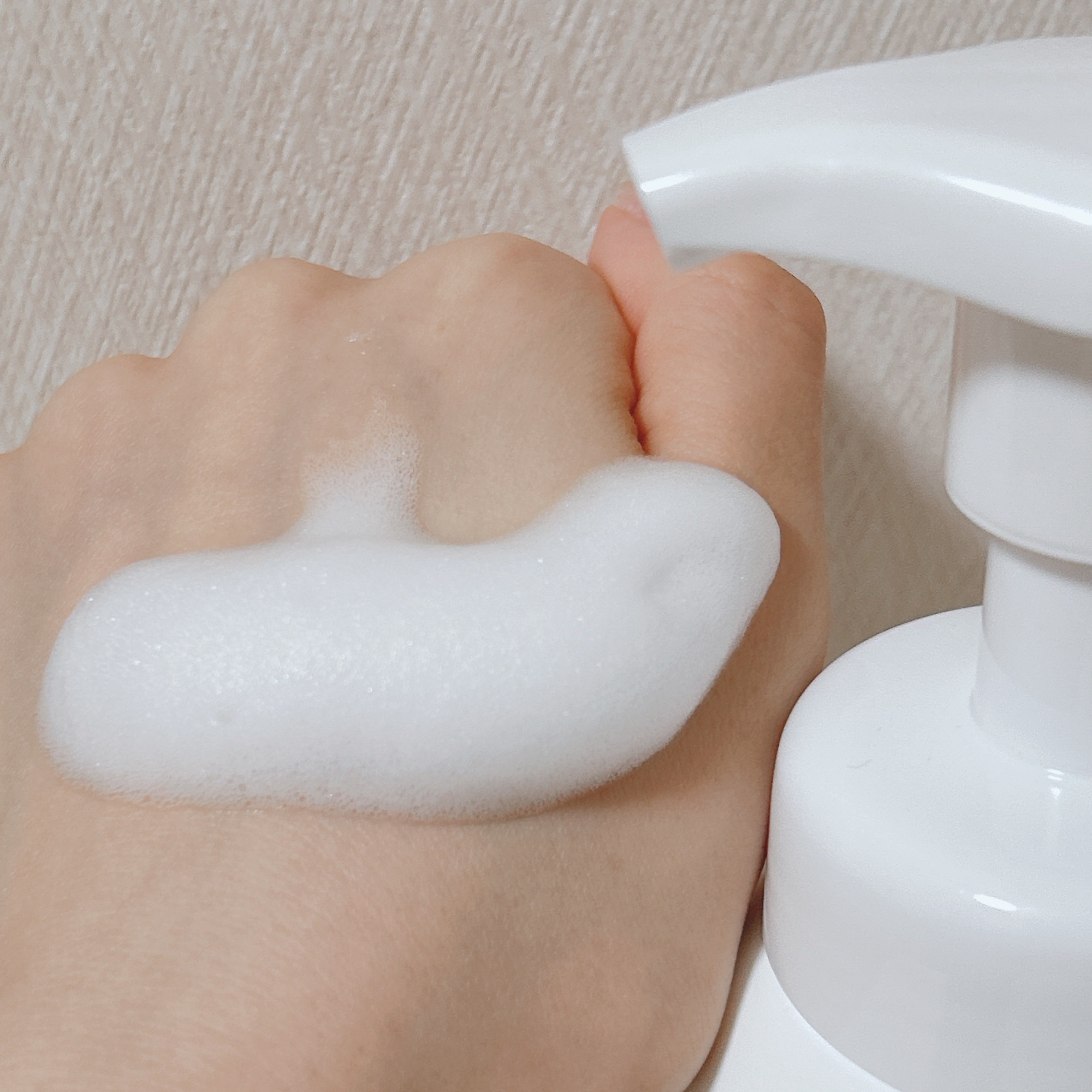 泡洗顔 NC 泡洗顔 NC 200ml(本体)/なめらか本舗/泡洗顔を使ったクチコミ（2枚目）