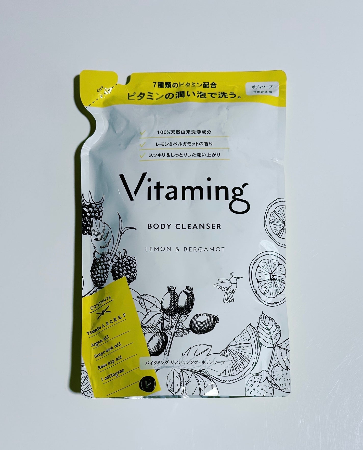 リフレッシングボディソープ(レモン&ベルガモットの香り)/Vitaming/ボディソープを使ったクチコミ(1枚目)