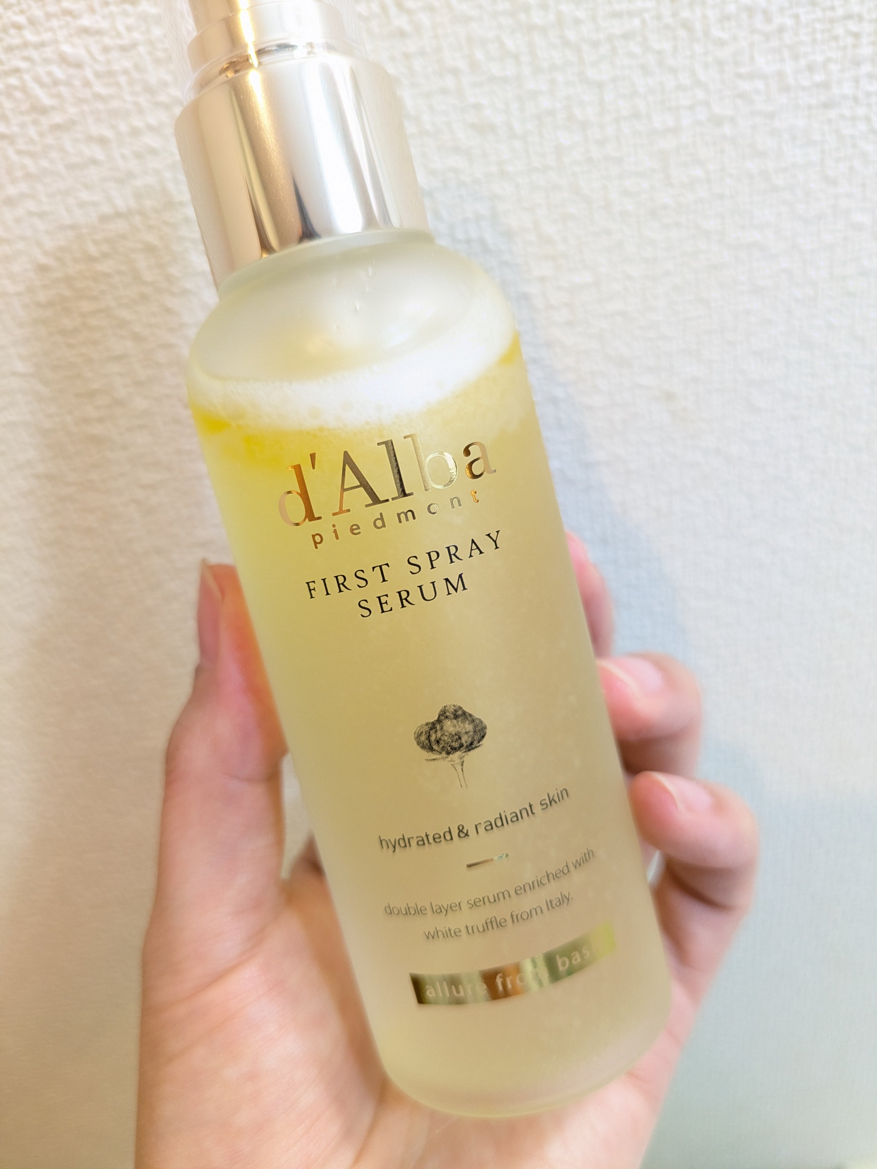 ダルバ ホワイトトリュフバイタルスプレーセラム/ダルバ/ミスト状化粧水を使ったクチコミ（3枚目）