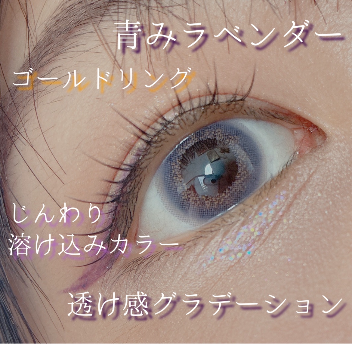 Angelcolor Bambi Series Vintage 1day ヴィンテージラベンダー/AngelColor/ワンデー（１DAY）カラコンを使ったクチコミ（2枚目）