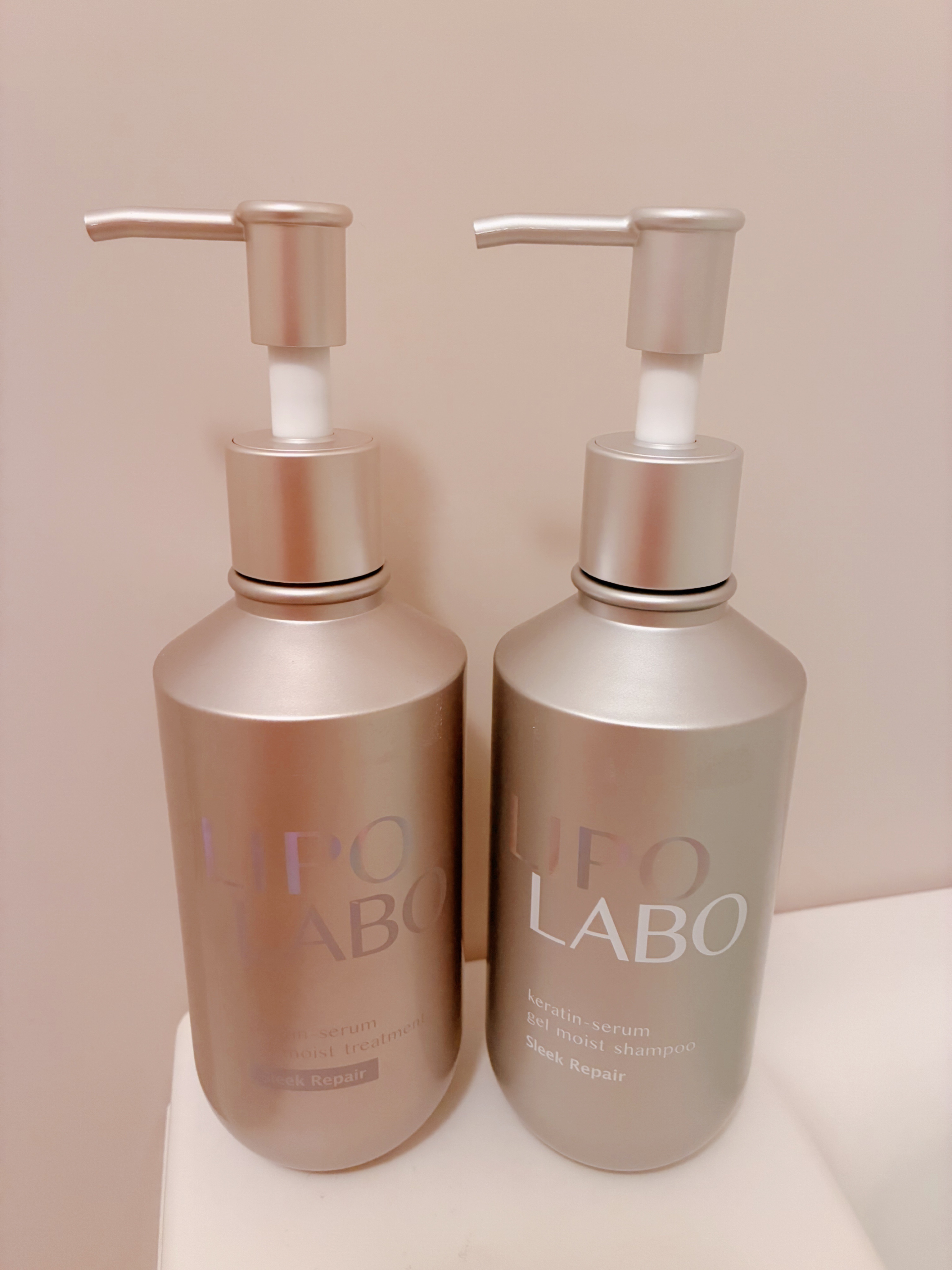 リポ ラボ ケラチンセラム ジェルモイスト シャンプー /トリートメントスリークリペア＊/LIPO　LABO/市販シャンプーを使ったクチコミ（1枚目）