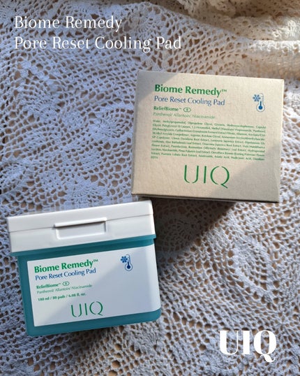 バイオームレメディポアリセットクーリングパッド/UIQ/トナーパッドを使ったクチコミ(1枚目)