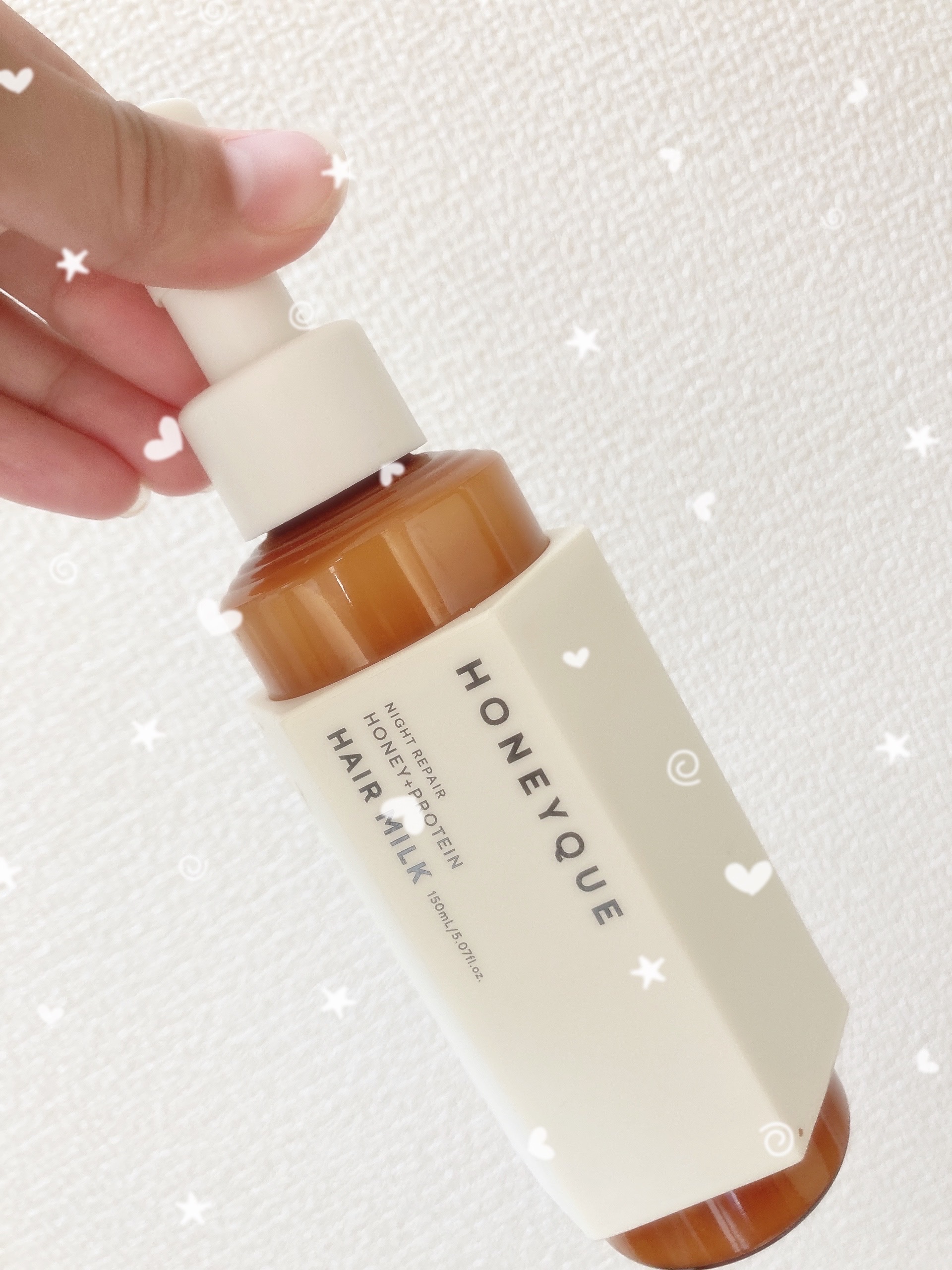 ナイトリペア 2WAY ヘアミルク モイスト/ハニーク/ヘアミルクを使ったクチコミ（2枚目）