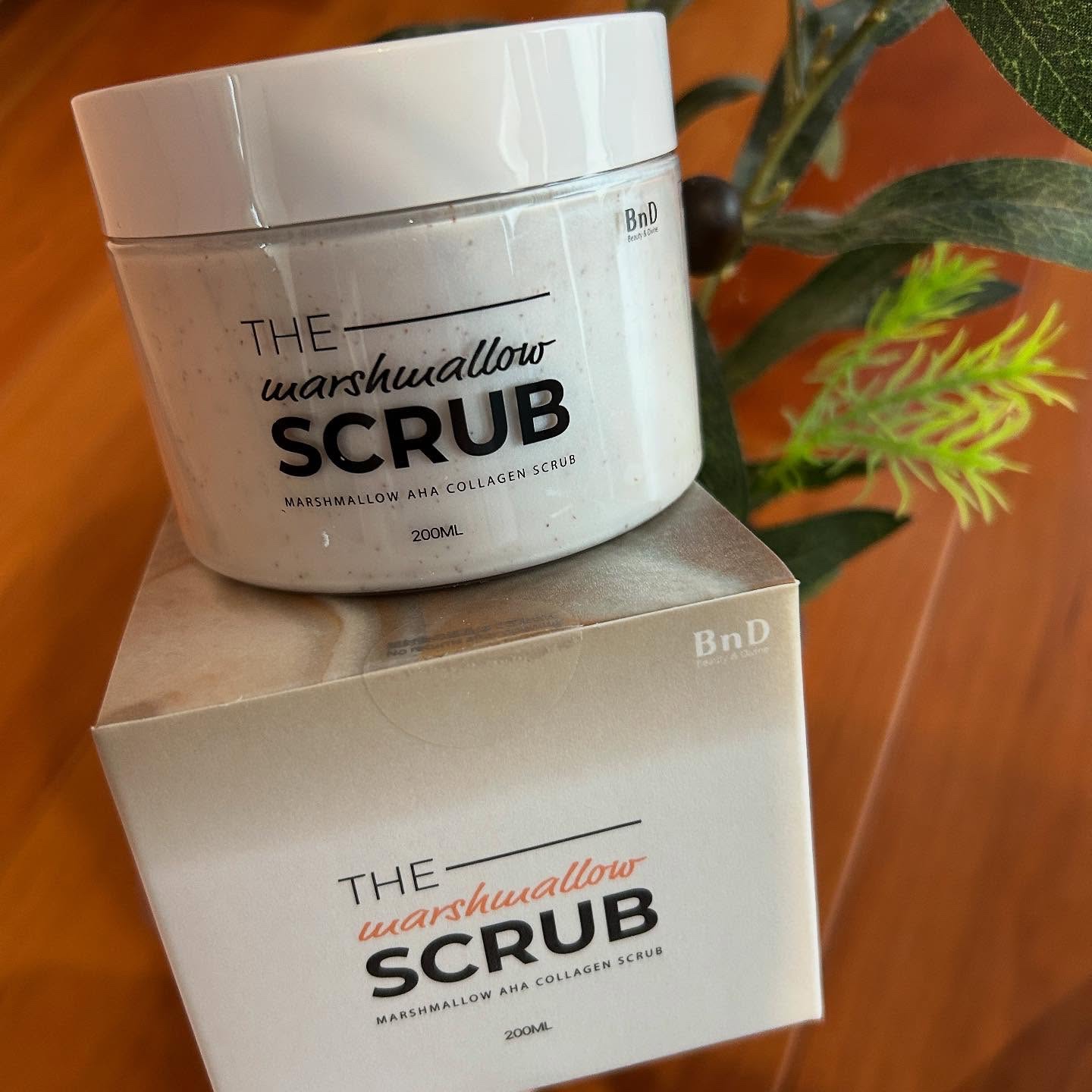BnD マシュマロ コラーゲン AHA スクラブ /BnD/ボディスクラブを使ったクチコミ（1枚目）